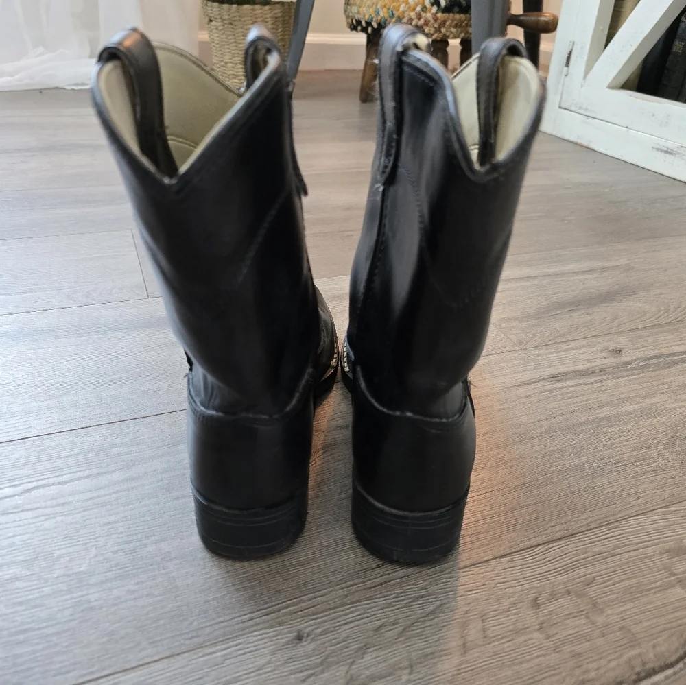 Bronco Cowboy Weatern Boots Kids Size 2 Unisex Cowgirl Outdoors Rodeo Festival